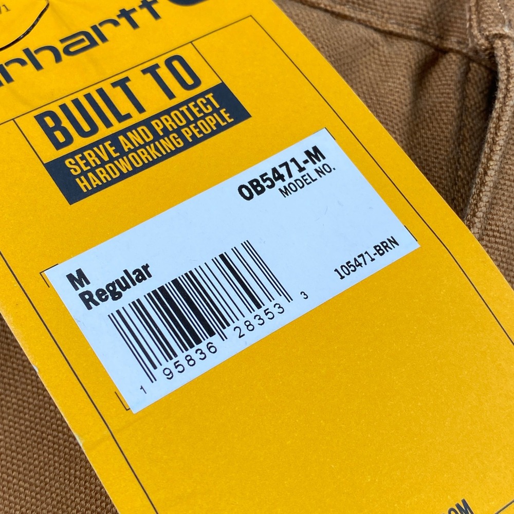 Carhartt Insulated Work Pants Mens M Brown Loose Fit Duck Canvas 0B5471-BRN - Picture 2 of 9